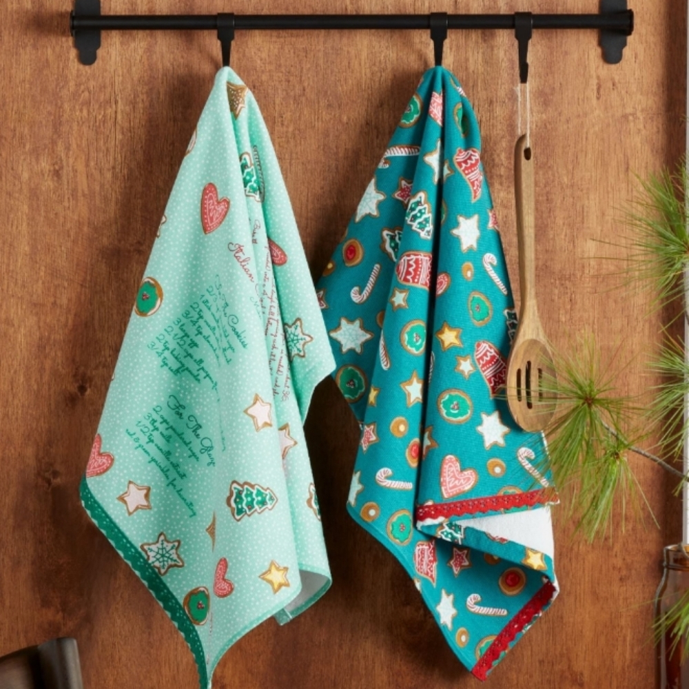 2022 New Pioneer Woman Gingerbread 2 Pack Towel Set